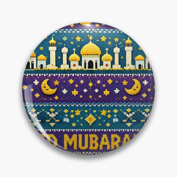 Item preview, Eid Mubarak Knit Pattern – Islamic Holiday Sweater Style Design designed and sold by cjulien27.