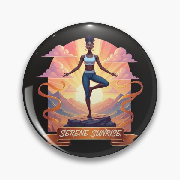 Item preview, SERENE SUNRISE. | Yoga Pop Art for Inner Peace designed and sold by BoldBloomArt.