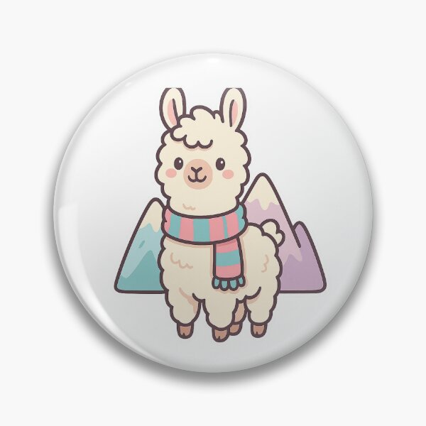 Artikelvorschau, Cute Playful Llama Sticker entworfen und verkauft von StickMint.