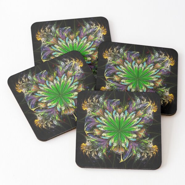 Item preview, Fiery Miasma Clustering Green Petals designed and sold by Pixicato.