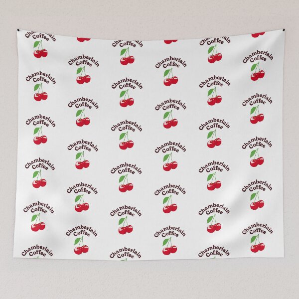 Item preview, cherries and coffee  designed and sold by delicate-pov.