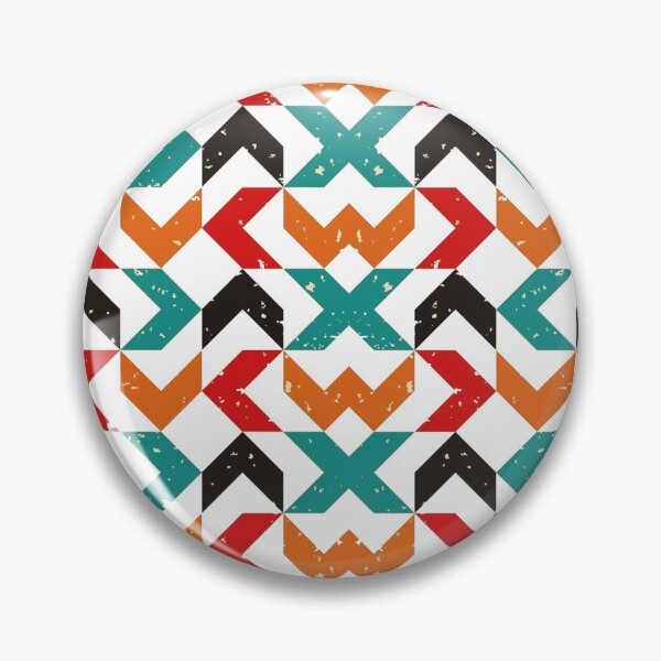 Aperçu de l'œuvre Motif géométrique rétro – Design abstrait moderne au style vintage créée et vendue par V-ForAll.