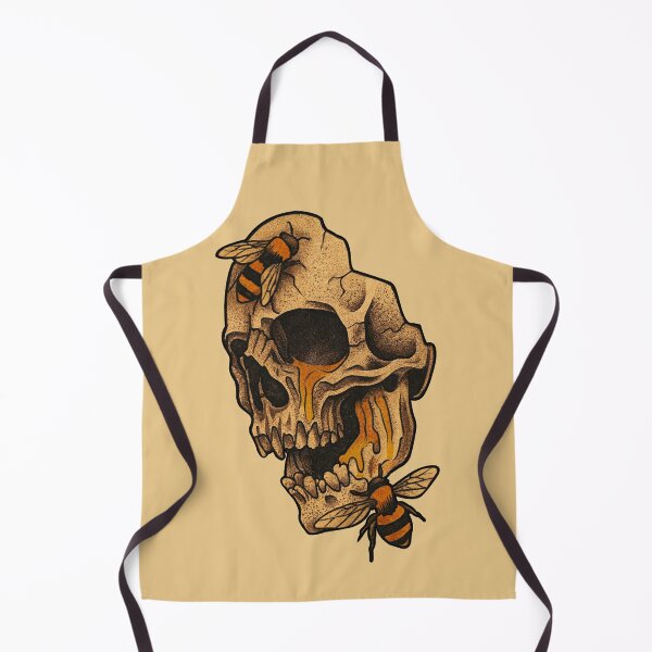 Aperçu de l'œuvre honeycomb skull tattoo créée et vendue par SailorsInk.