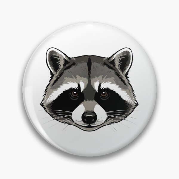 Item preview, vintage Racoon Face designed and sold by Steele-Art.