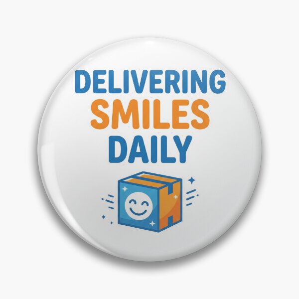 Item preview, Delivering Smiles Daily – Delivery Driver Design designed and sold by DreamyDesigns17.