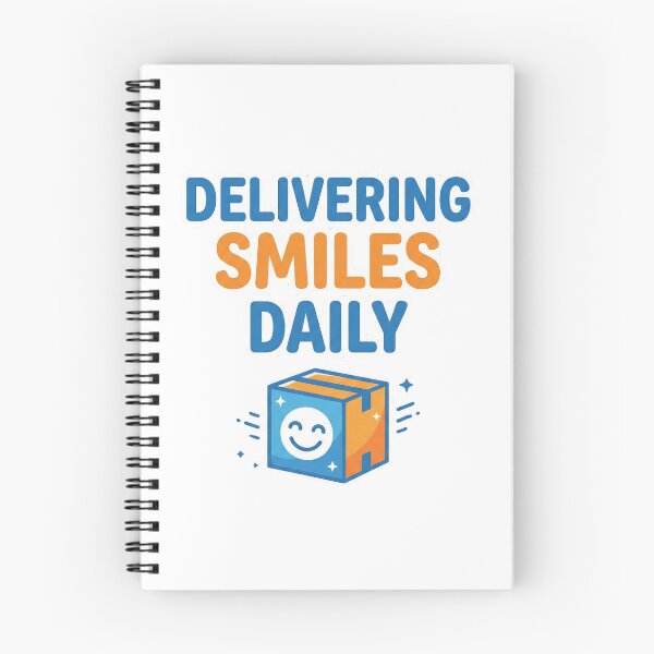 Item preview, Delivering Smiles Daily – Delivery Driver Design designed and sold by DreamyDesigns17.