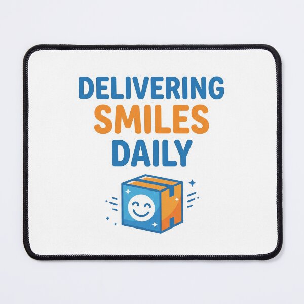 Item preview, Delivering Smiles Daily – Delivery Driver Design designed and sold by DreamyDesigns17.