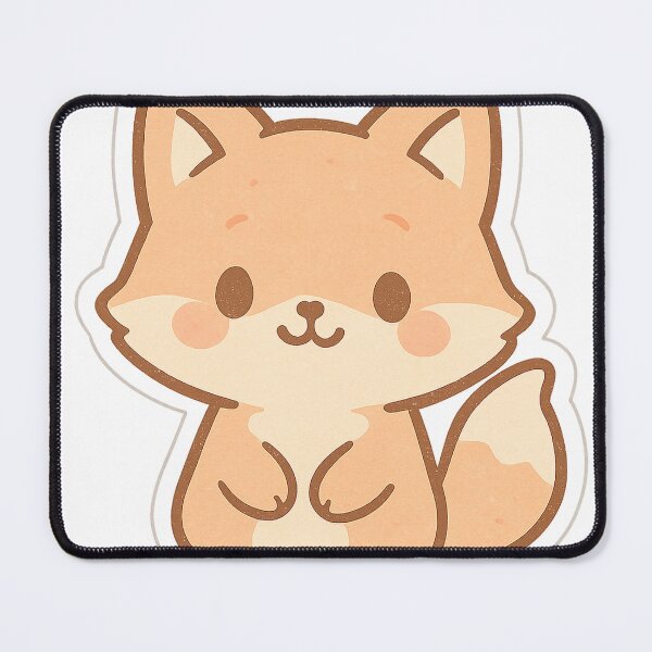 Item preview, Aesthetic Happy Fox Sticker designed and sold by StickMint.