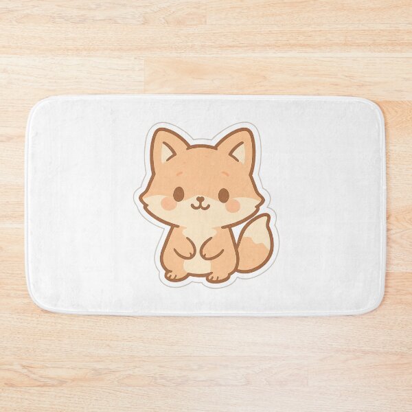 Item preview, Aesthetic Happy Fox Sticker designed and sold by StickMint.