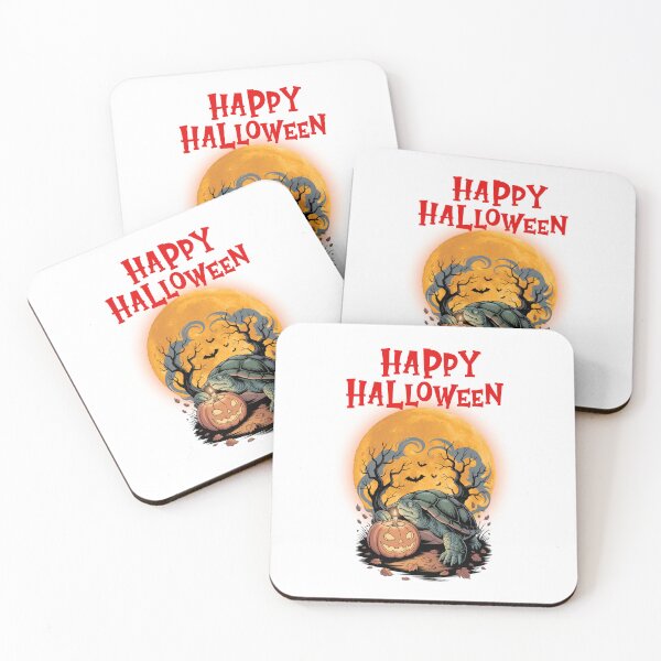 Item preview, Turtle under the Halloween Moon designed and sold by Qwibbo.