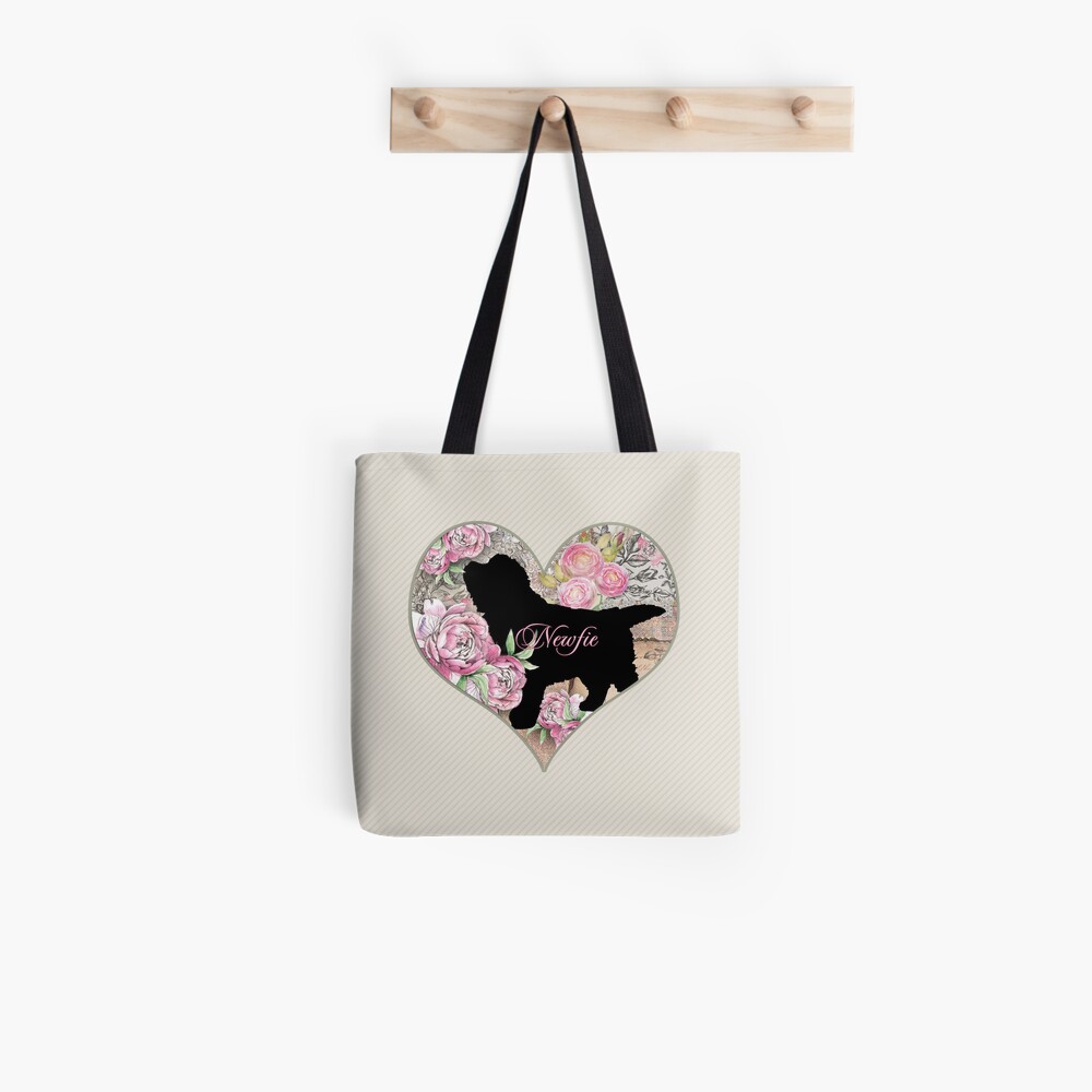 Newfie Puppy Tote Bag
