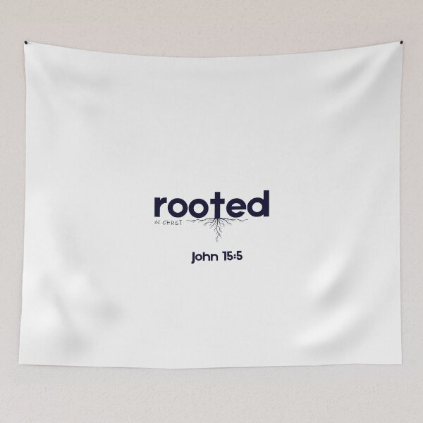 Item preview, John 15:5 Rooted in Christ designed and sold by RootedInFaithArt.