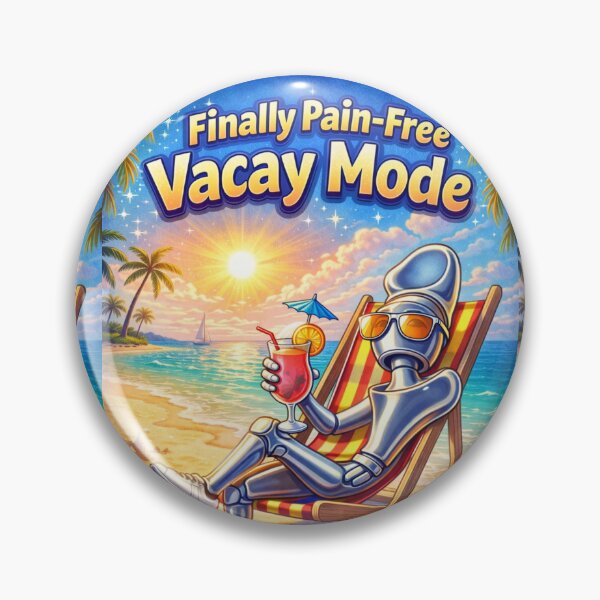 Item preview, Finally Pain-Free Vacay – Hip Replacement Sunset Chill designed and sold by PunchDrop.