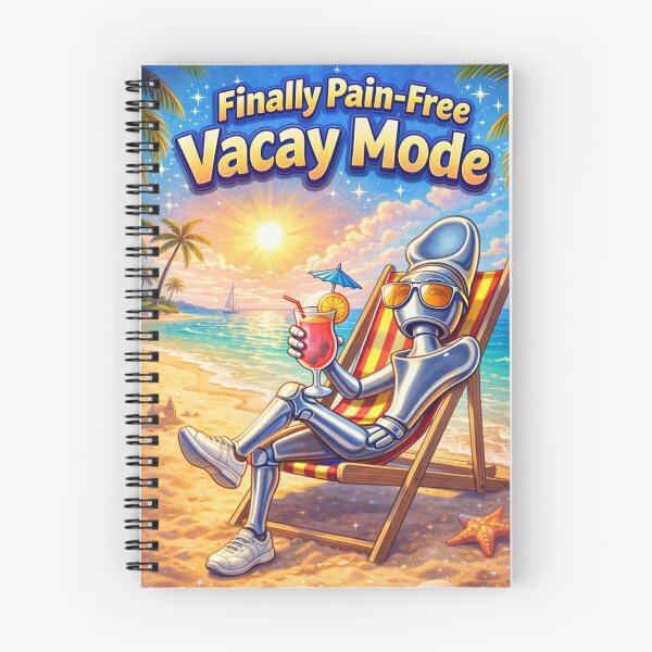 Item preview, Finally Pain-Free Vacay – Hip Replacement Sunset Chill designed and sold by PunchDrop.