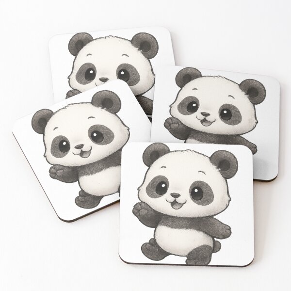 Item preview, Kawaii Playful Panda Stickers designed and sold by StickMint.