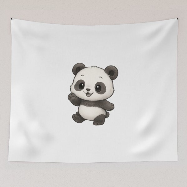 Item preview, Kawaii Playful Panda Stickers designed and sold by StickMint.