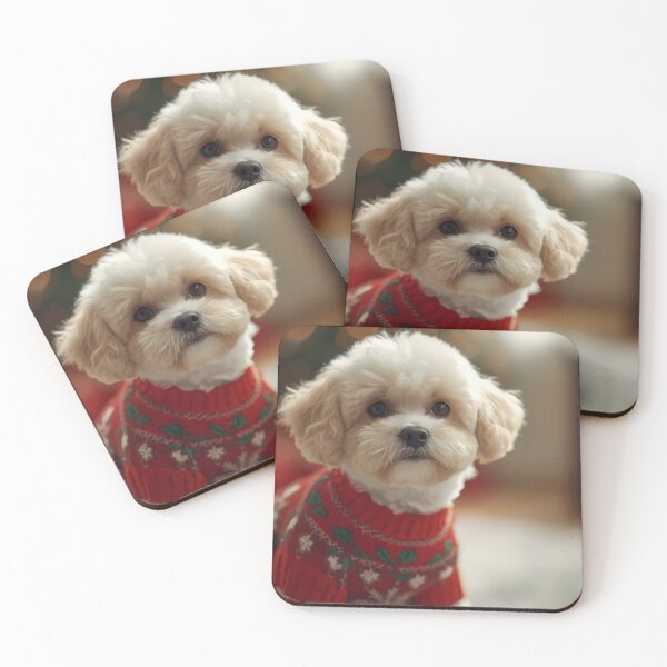 Item preview, Adorable Maltipoo christmas designed and sold by TobyTheMaltipoo.