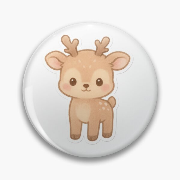 Artikelvorschau, Cute Dreamy Deer Sticker entworfen und verkauft von StickMint.