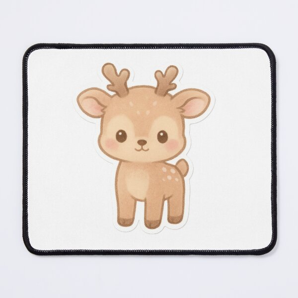 Item preview, Cute Dreamy Deer Sticker designed and sold by StickMint.