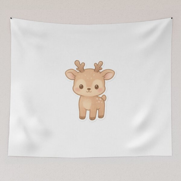 Item preview, Cute Dreamy Deer Sticker designed and sold by StickMint.