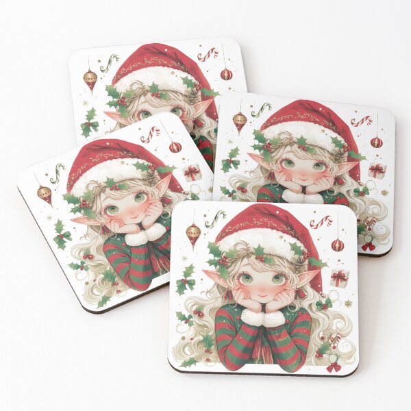Item preview, Cute Christmas elf  designed and sold by PatternFly.