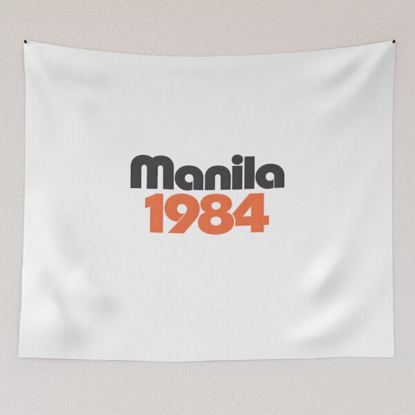 Item preview, Manila 1984 Retro Vintage Typography T-Shirt designed and sold by OreoStudio.