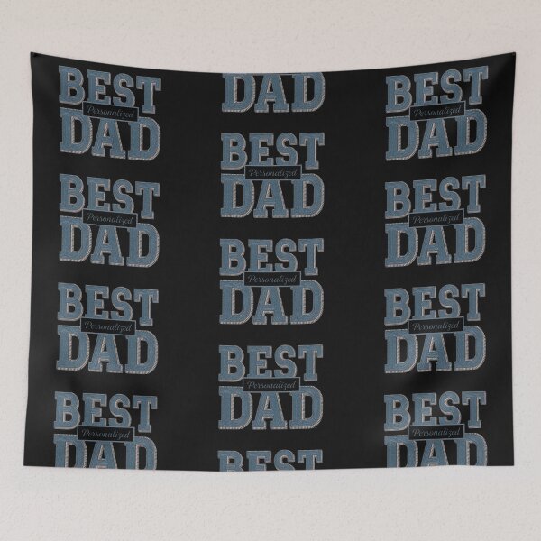 Item preview, Best Dad Personalized – Embroidered Denim Style Design designed and sold by ManhattanStyle.