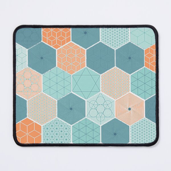 Item preview, Geometric Hexagon Pattern – Minimal Abstract Art designed and sold by V-ForAll.
