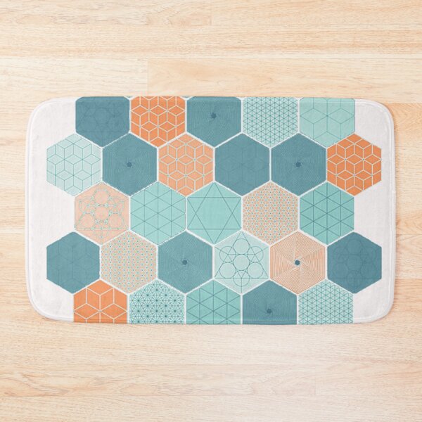 Item preview, Geometric Hexagon Pattern – Minimal Abstract Art designed and sold by V-ForAll.