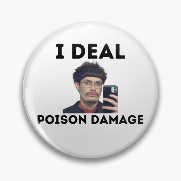 Item preview, I Deal Poison Damage designed and sold by hihixx.