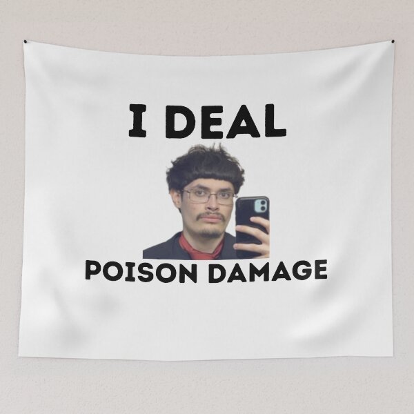 Item preview, I Deal Poison Damage designed and sold by hihixx.