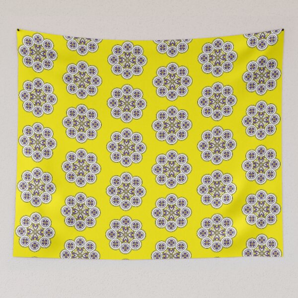 Item preview, Spring Arabesque Yellow and Purple designed and sold by shamvandamn.