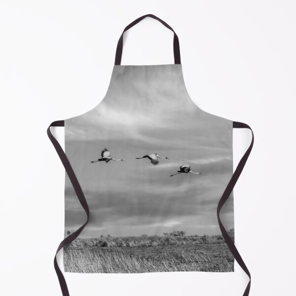 Item preview, Wattled Cranes In Flight In Black and White designed and sold by Kay Brewer.