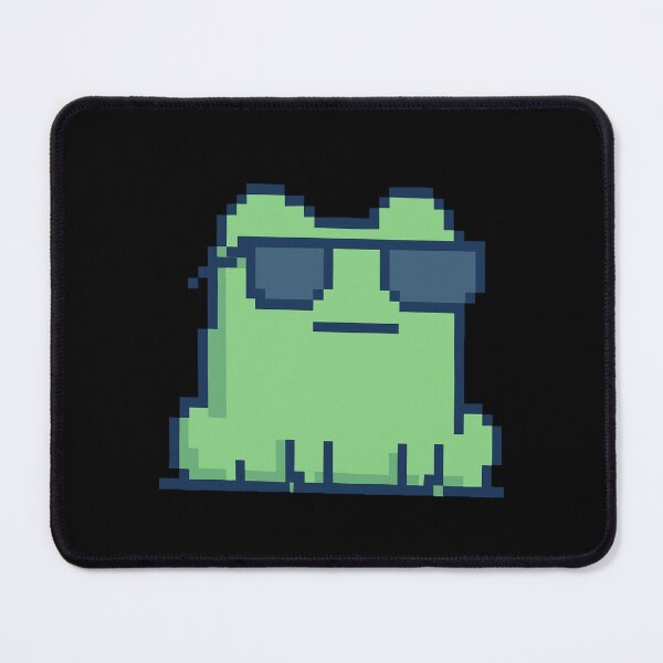 Item preview, Pixel frog with sunglasses designed and sold by PixelMarrero.