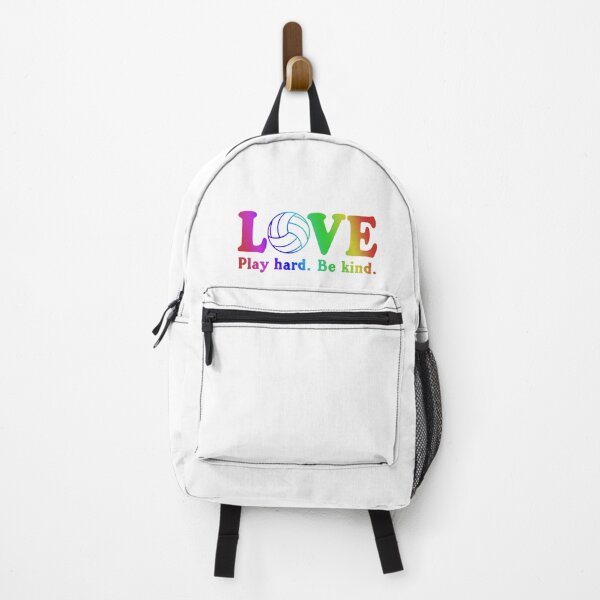 Item preview, LOVE Volleyball Rainbow – Play Hard Be Kind Design designed and sold by furrydrool.