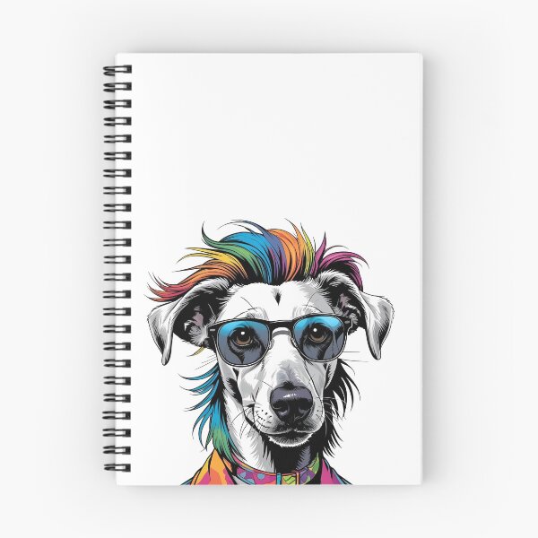 Item preview, Punk Whippet Dog Portrait designed and sold by Spectral2.