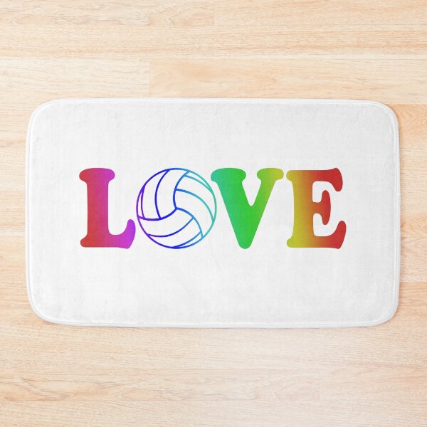Item preview, LOVE Volleyball Rainbow designed and sold by furrydrool.