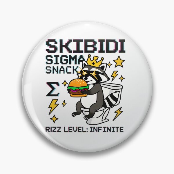 Artikelvorschau, Skibidi Sigma Raccoon Burger King entworfen und verkauft von AnnDesignStudio.