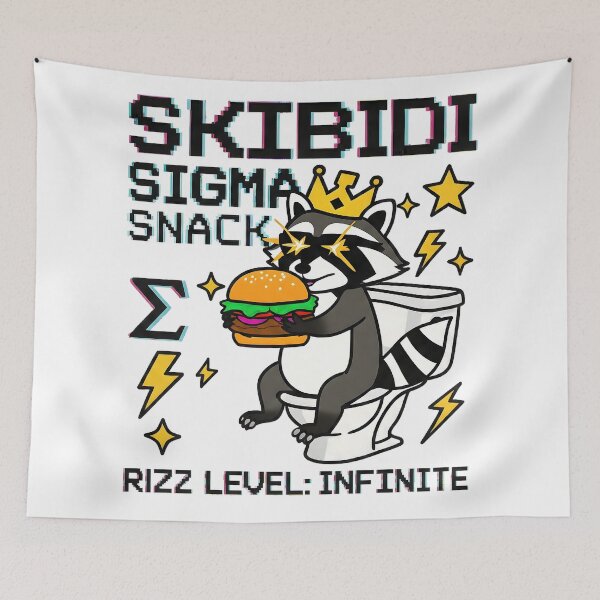 Item preview, Skibidi Sigma Raccoon Burger King designed and sold by AnnDesignStudio.
