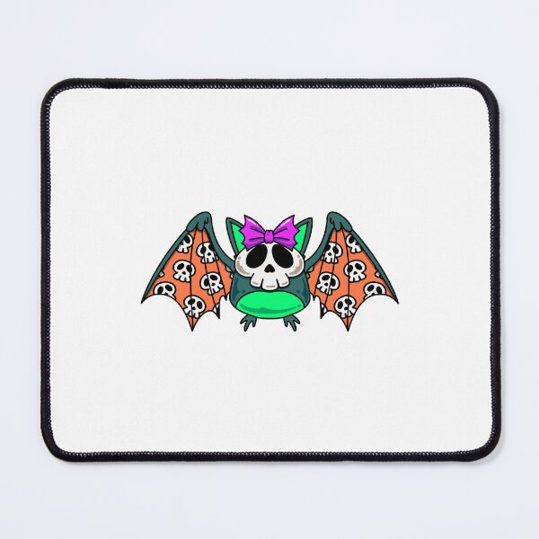Item preview, Cute Skull Bat with Bow – Spooky Kawaii Halloween Bat Illustration designed and sold by Horrify.