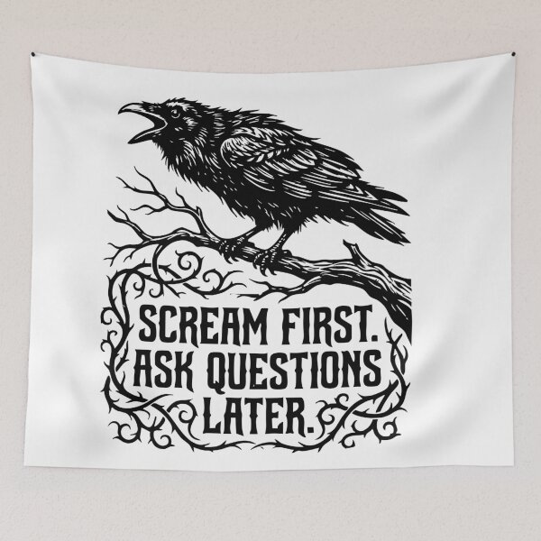 Item preview, Scream First. Ask Question Later. designed and sold by reamsbottom.