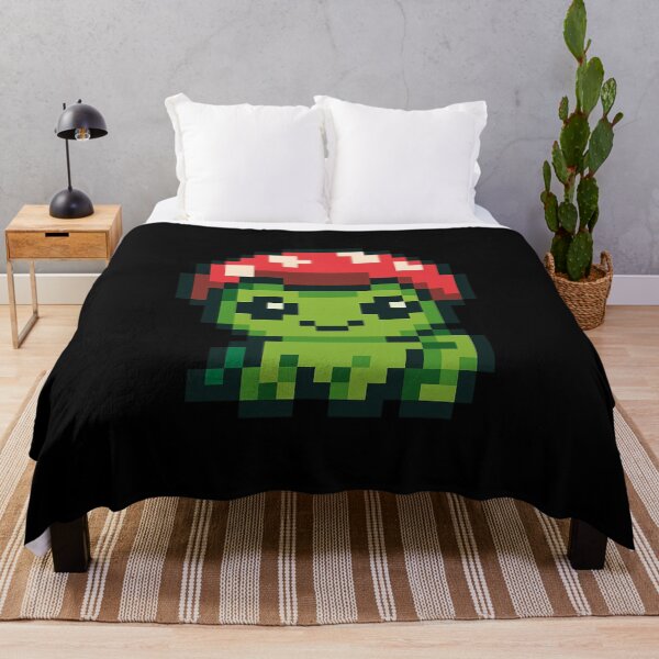 Item preview, Pixel mushroom creature with green face designed and sold by PixelMarrero.