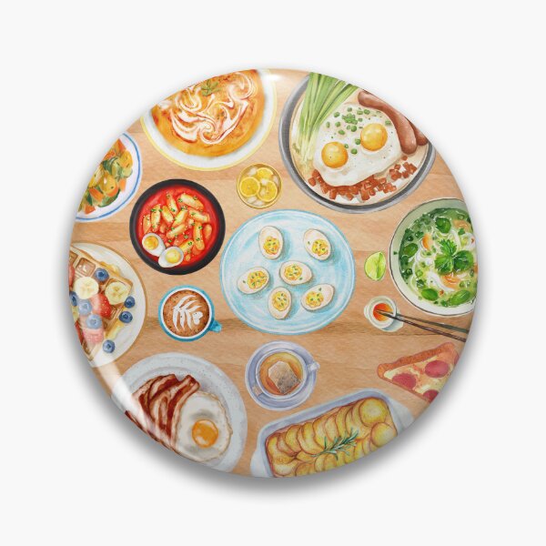Item preview, Restaurant Brunch Food Table Top View designed and sold by Flip Your Pancake.