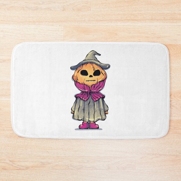 Item preview, Cute Pumpkin Doll with Witch Hat – Creepy Cute Halloween Character designed and sold by Horrify.