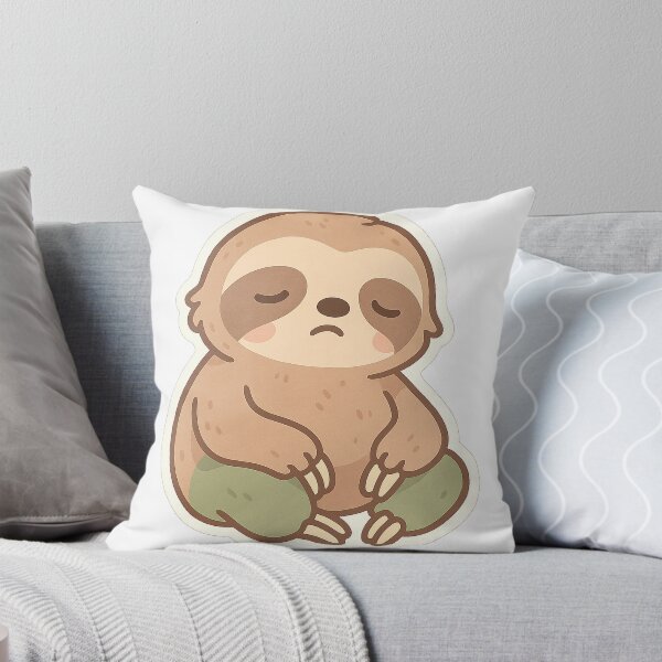 Item preview, Kawaii Playful Sloth Sticker designed and sold by StickMint.