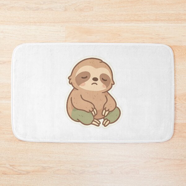 Item preview, Kawaii Playful Sloth Sticker designed and sold by StickMint.