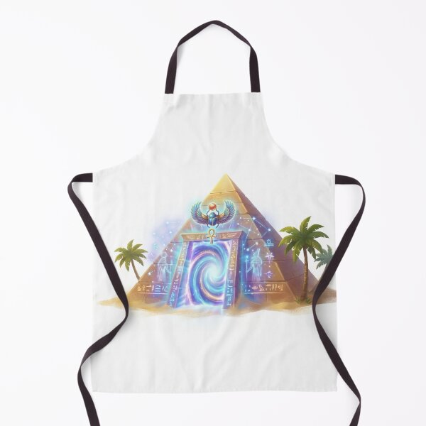 Item preview, Mystic Egyptian Pyramid Portal – Ancient Hieroglyphs Edition designed and sold by Tily360.