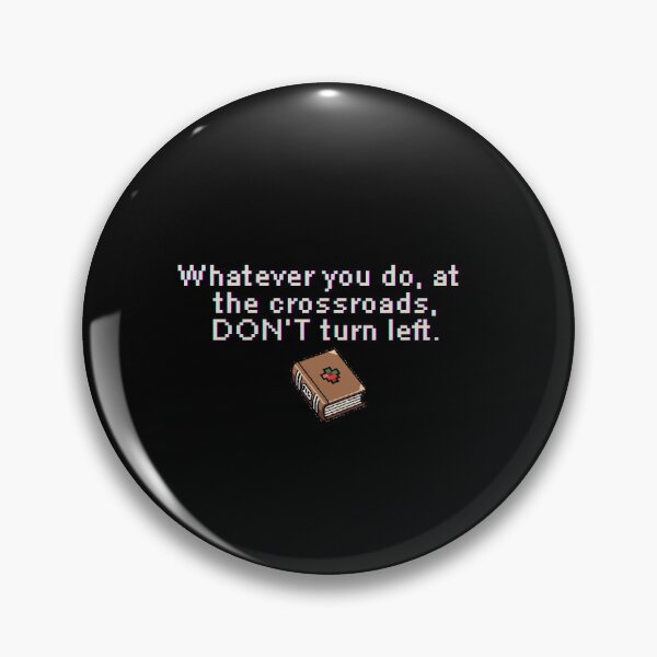 Item preview, At the Crossroads DON'T Turn Left (for dark background) designed and sold by Nupitz.