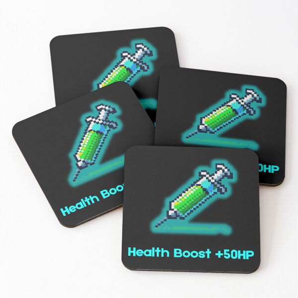 Item preview, 8-Bit Vaccine Syringe - Health Boost +50HP designed and sold by JonyDG.