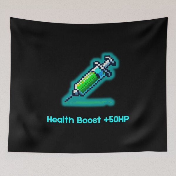 Item preview, 8-Bit Vaccine Syringe - Health Boost +50HP designed and sold by JonyDG.